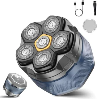 DailySupplies Skull Shaver Scheerapparaat en Trimmer Blauw
