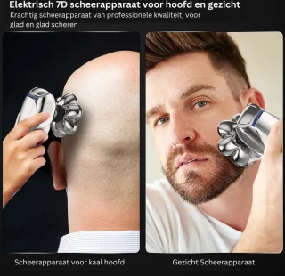 DailySupplies® Skull Shaver Scheerapparaat Zilver