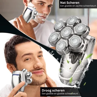 DailySupplies® Skull Shaver Scheerapparaat Zilver