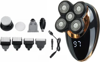 Daling SK7510 5-in-1 Scheermachine Zwart Goud