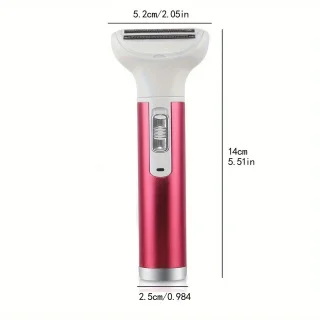 Dames 5-in-1 Scheerapparaat Set Rood USB-Oplaadbaar