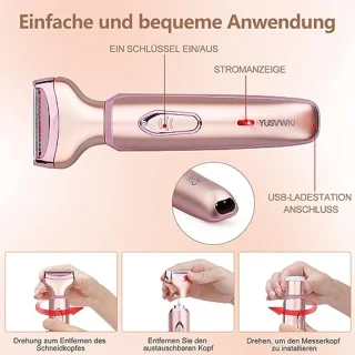 Dames Elektrisch Scheerapparaat 2-in-1