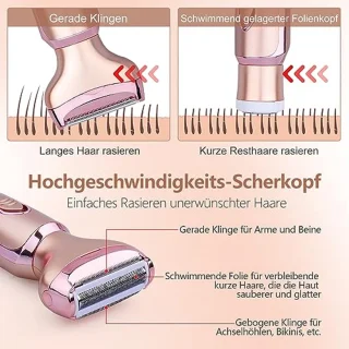 Dames Elektrisch Scheerapparaat 2-in-1