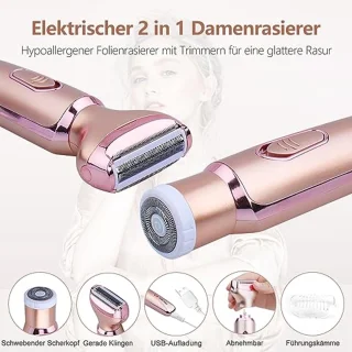 Dames Elektrisch Scheerapparaat 2-in-1