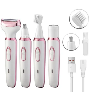 Dames elektrisch scheerapparaat 4-in-1