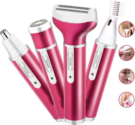 Dames Elektrisch Scheerapparaat en Haarverwijderaar Set USB Oplaadbaar