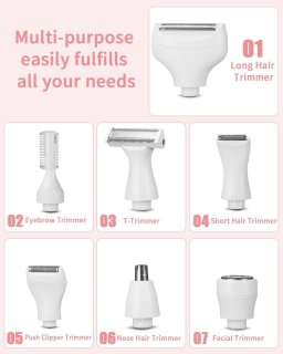 Wat vinden we goed aan de Dames Onthaarapparaat Elektrisch Scheerapparaat