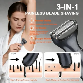Dames scheerapparaat wit 6-in-1
