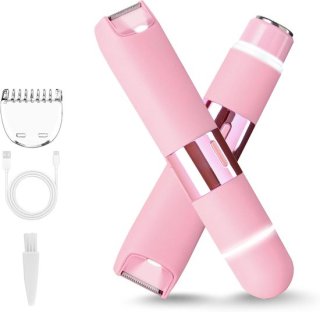 Veelzijdige 2-in-1 dames trimmer — precies, zacht en reisvriendelijk