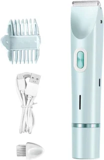 Dames trimmer voor gezicht en bikinilijn, wit