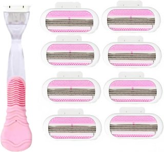 De Damesscheerapparaat 8-mesjes veiligheidsscheermes in één oogopslag