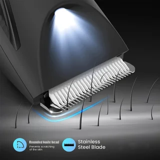 Digitale 2in1 Scheerapparaat Bodyshaver & Precisietrimmer Usb-Oplaadbaar