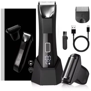 Digitale 2in1 Scheerapparaat Bodyshaver & Precisietrimmer Usb-Oplaadbaar