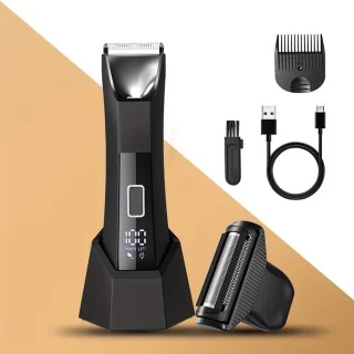 Digitale 2in1 Scheerapparaat Bodyshaver & Precisietrimmer Usb-Oplaadbaar