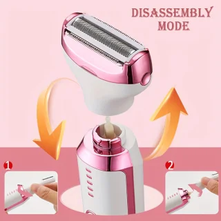 Digitale 5-in-1 Dames Trim Set USB Oplaadbaar Roze