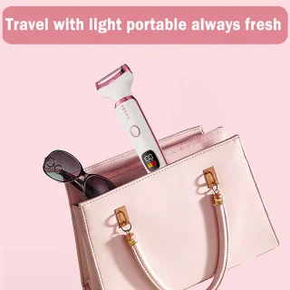 Digitale 5-in-1 Dames Trim Set USB Oplaadbaar Roze