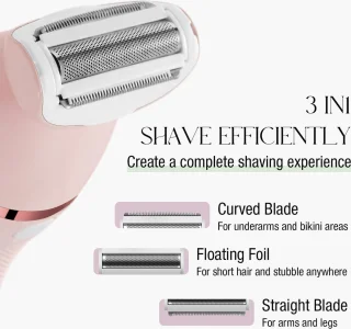 Draadloos 3-in-1 Scheerapparaat voor Vrouwen - Trimmer & Epilator