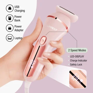 Draadloos 3-in-1 Scheerapparaat voor Vrouwen - Trimmer & Epilator