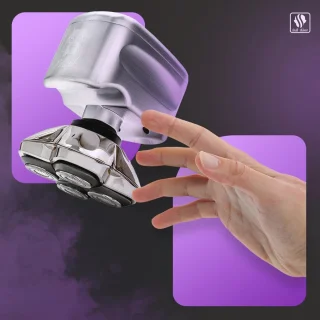 Draadloos Elektrisch Hoofd- en Gezichtsscheerapparaat