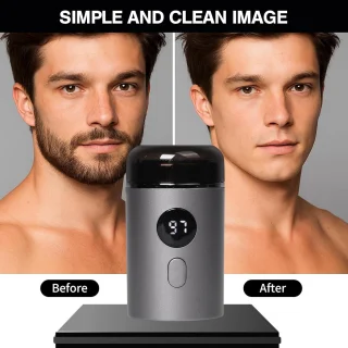 Draagbaar Mini Elektrisch Scheerapparaat USB USB-oplaadbaar