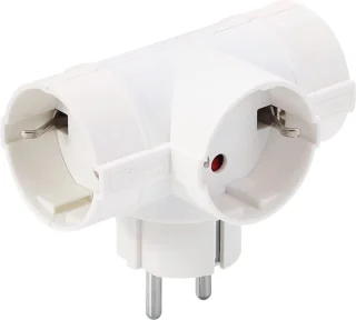 Drievoudige Schuko-adapter 16 A