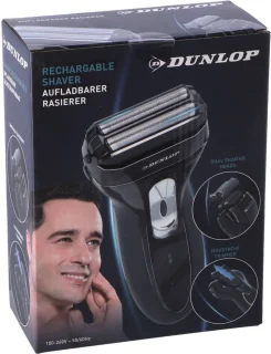 Dunlop Oplaadbaar Scheerapparaat met Trimmer