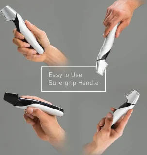 Elektrisch body-trimmer heren met 3 opzetstukken