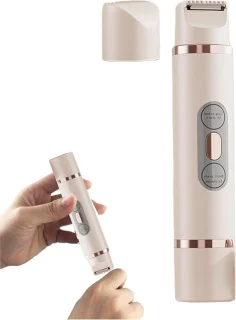 Elektrisch dames scheerapparaat en body trimmer wit