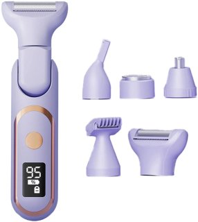 De Elektrisch dames-scheerapparaat, paars in één oogopslag