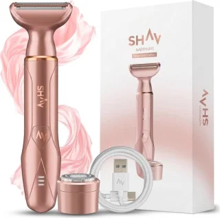 Elektrisch dames scheerapparaat roségoud