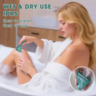 Elektrisch intimetrimmer voor dames (groen)