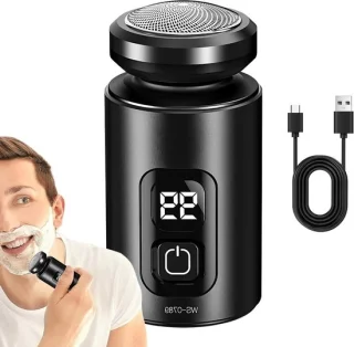 Elektrisch mini reisscheerapparaat zwart