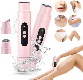 Elektrisch Ontharingsapparaat – Bodytrimmer en Scheerapparaat (Roze)