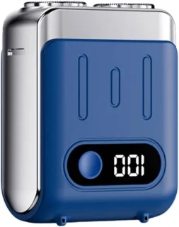 Elektrisch Reistrimmer Baardscheerapparaat - Blauw