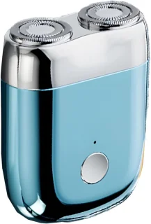 Elektrisch roterend mini scheerapparaat 65 mm blauw