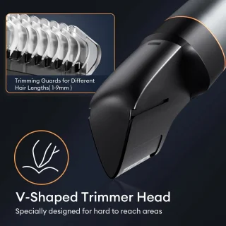 Elektrisch Scheerapparaat 3-in-1 Body Trimmer Mannen Grijs