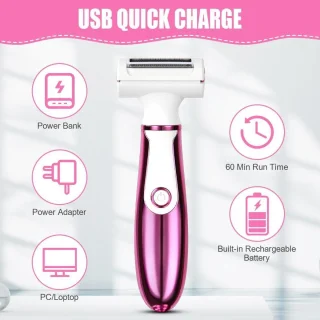 Elektrisch Scheerapparaat Dames 4-in-1 Draadloos Epilator Waterdicht