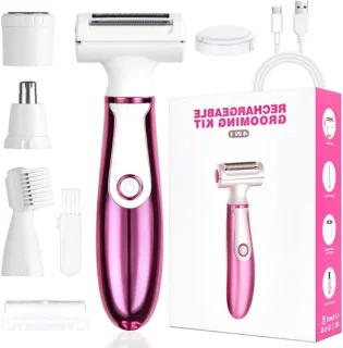 Elektrisch Scheerapparaat Dames 4-in-1 Draadloos Epilator Waterdicht