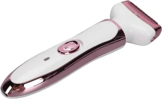 Elektrisch Scheerapparaat Dames - Ontharingsapparaat Tondeuse - Persoonlijke Verzorging - 4-in-1 Opzetstukken - 500 mAh Batterij - Wit