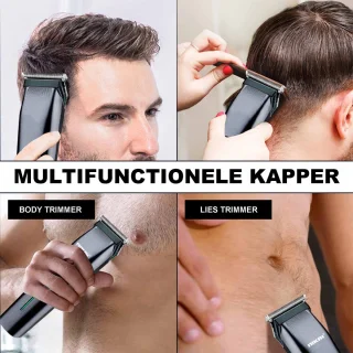 Elektrisch scheerapparaat en baardtrimmer voor mannen