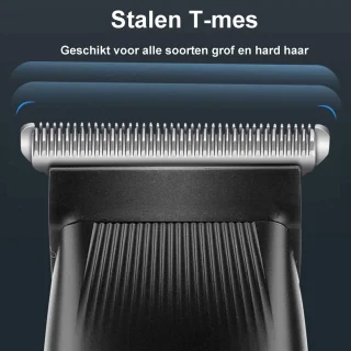 Elektrisch scheerapparaat en baardtrimmer voor mannen