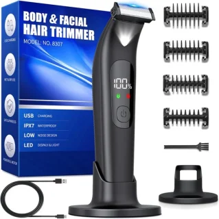 Elektrisch scheerapparaat en bodyshaver voor mannen
