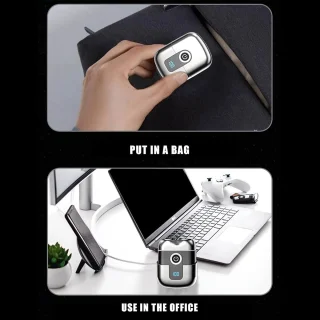 Elektrisch scheerapparaat oplaadbaar dubbele kop trimmer compact waterdicht