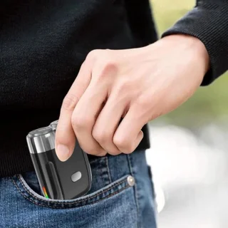 Elektrisch scheerapparaat pocket zwart