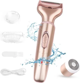 Elektrisch scheerapparaat voor dames 2-in-1
