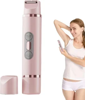 Elektrisch scheerapparaat voor dames en lichaamstrimmer bikini, 16,7 cm, wit