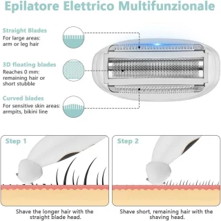 Elektrisch Scheerapparaat voor Dames