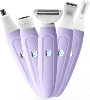 Elektrisch scheerapparaat voor dames - scheerset