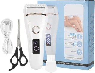 Elektrisch scheerapparaat voor dames, wit