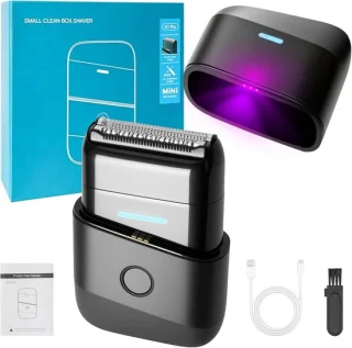 Elektrisch scheerapparaat voor heren - dubbel zwevend mes - ShopVlot